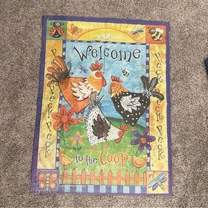 Large “Welcome to the Coop” Flag